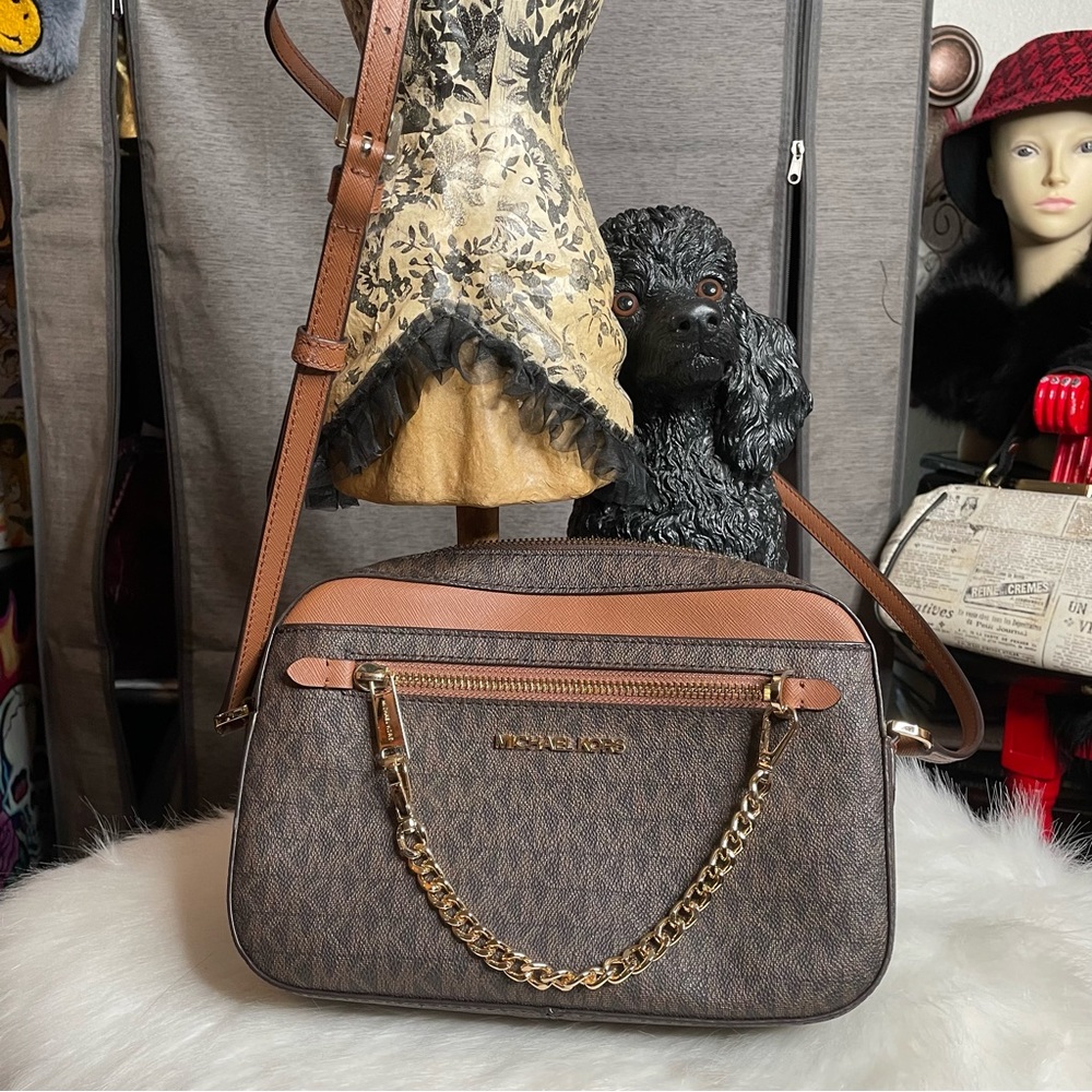 MICHAEL KORS Jet Set Logo Crossbody Bag